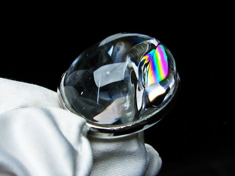 アイリスクォーツ 水晶 ペンダント 虹入り 一点物  112-8249