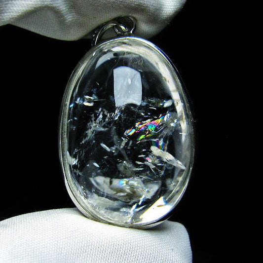 アイリスクォーツ 水晶 ペンダント 虹入り 一点物 メール便可 [M便 1/20] 112-8293