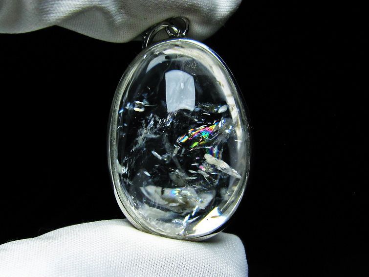 アイリスクォーツ 水晶 ペンダント 虹入り 一点物 メール便可 [M便 1/20] 112-8293
