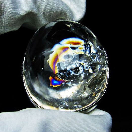 水晶 ペンダント 虹入り 一点物 [送料無料] 112-8307