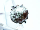 ガーデンクォーツ 水晶 指輪 リング 16号 サイズ調整可能 フリーサイズ メール便可 [M便 1/20] 115-3141