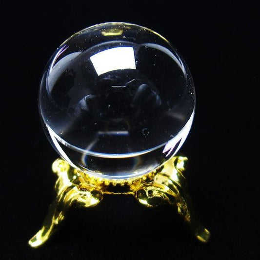水晶 丸玉 ブラジル産 20mm 一点物 141-6360