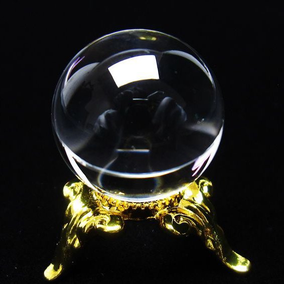 水晶 丸玉 ブラジル産 20mm 一点物 141-6376
