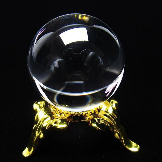 水晶 丸玉 ブラジル産 20mm 一点物 141-6379