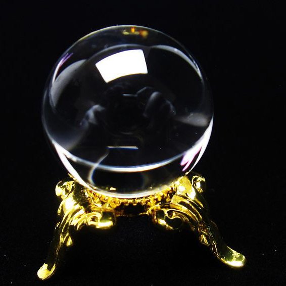 水晶 丸玉 ブラジル産 20mm 一点物 141-6380