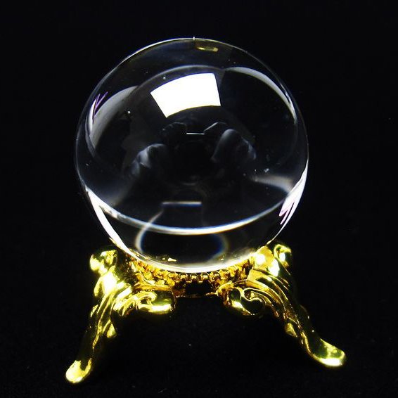 水晶 丸玉 ブラジル産 20mm 一点物 141-6386