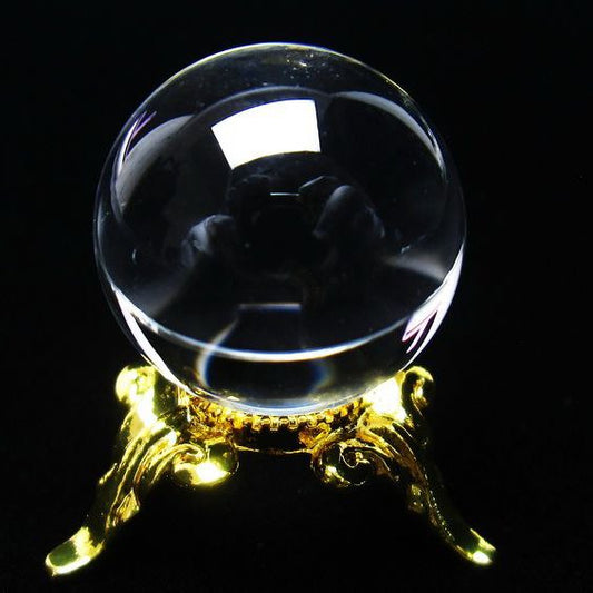 水晶 丸玉 ブラジル産 20mm 一点物 141-6390