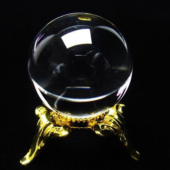 水晶 丸玉 ブラジル産 20mm 一点物 141-6392