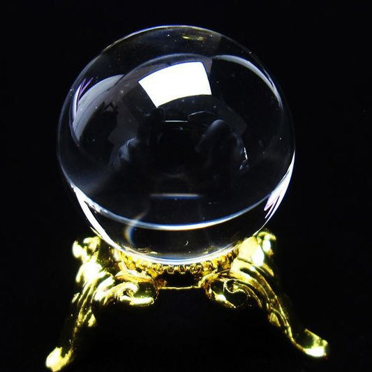 水晶 丸玉 ブラジル産 20mm 一点物 141-6399