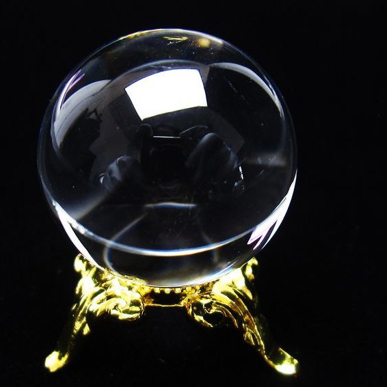 水晶 丸玉 ブラジル産 24mm 一点物 [送料無料] 141-6405