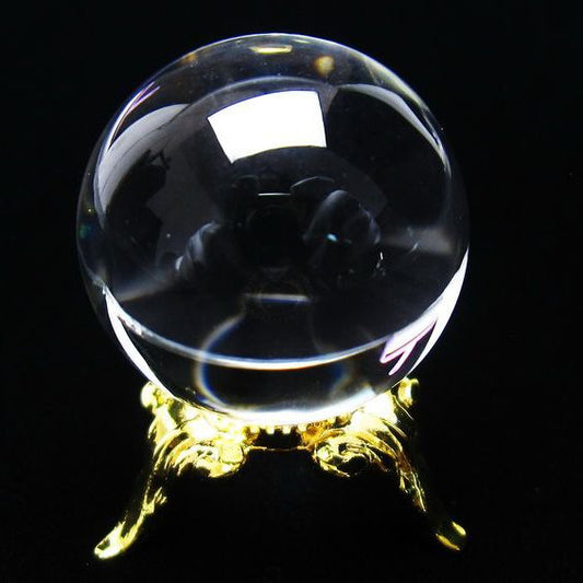 水晶 丸玉 ブラジル産 24mm 一点物 [送料無料] 141-6422