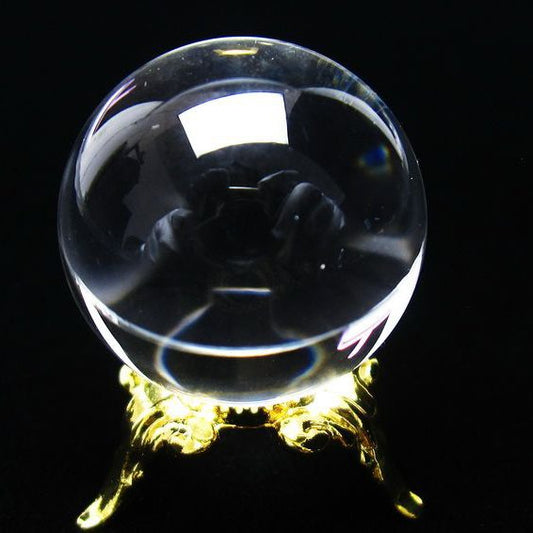水晶 丸玉 ブラジル産 24mm 一点物 [送料無料] 141-6424