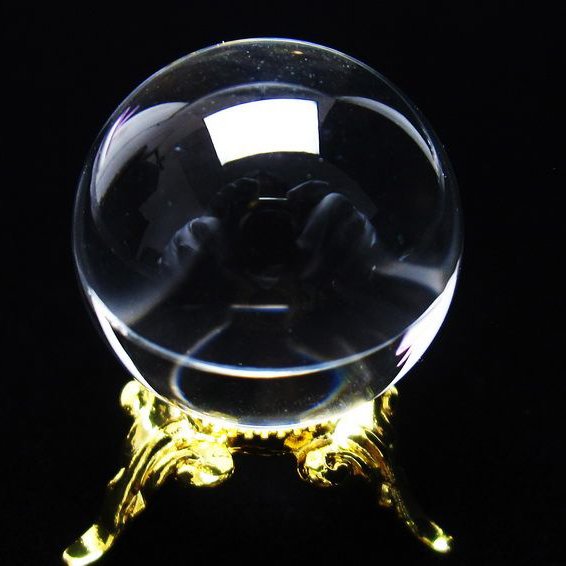 水晶 丸玉 ブラジル産 24mm 一点物 [送料無料] 141-6427