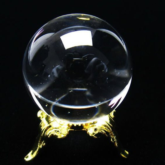 水晶 丸玉 ブラジル産 24mm 一点物 [送料無料] 141-6433