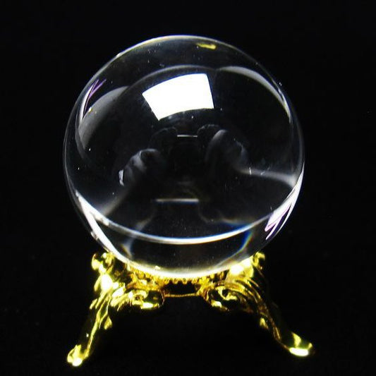 水晶 丸玉 ブラジル産 24mm 一点物 [送料無料] 141-6438