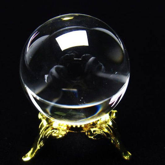 水晶 丸玉 ブラジル産 24mm 一点物 [送料無料] 141-6459