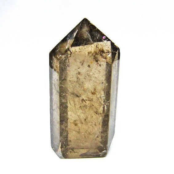 スモーキークォーツ 煙水晶 六角柱 原石 一点物 142-4582