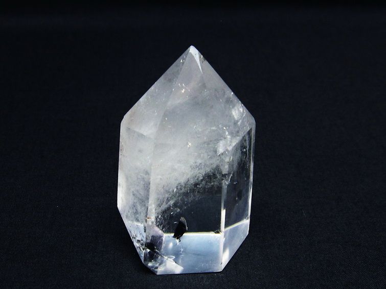 水晶 六角柱 原石 水晶ポイント 一点物 142-4923
