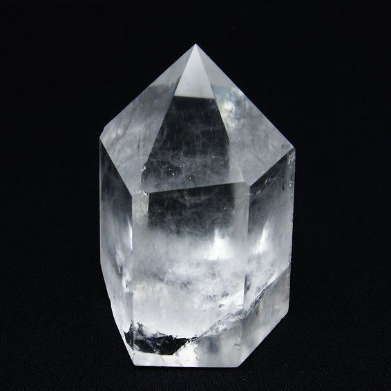 水晶 六角柱 水晶ポイント 原石 置物 一点物  142-6298