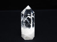 水晶 六角柱 水晶ポイント 原石 置物 一点物  142-6306