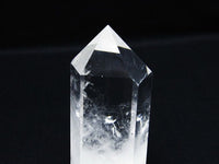 水晶 六角柱 水晶ポイント 原石 置物 一点物  142-6315