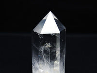 水晶 六角柱 水晶ポイント 原石 置物 一点物  142-6317