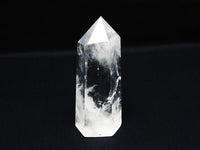 水晶 六角柱 水晶ポイント 原石 置物 一点物  142-6329