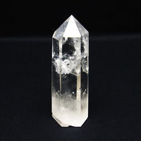 水晶 六角柱 水晶ポイント 原石 置物 一点物  142-6353