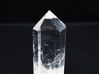 水晶 六角柱 水晶ポイント 原石 置物 一点物  142-6367