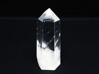 水晶 六角柱 水晶ポイント 原石 置物 一点物  142-6374