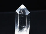 水晶 六角柱 水晶ポイント 原石 置物 一点物  142-6374