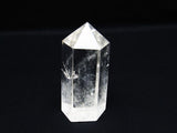 水晶 六角柱 水晶ポイント 原石 置物 一点物  142-6382