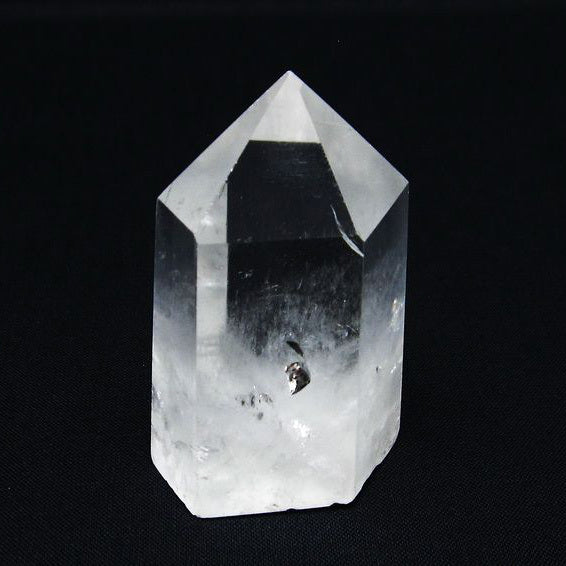 水晶 六角柱 水晶ポイント 原石 置物 一点物  142-6393