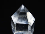 水晶 六角柱 水晶ポイント 原石 置物 一点物  142-6415
