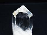 水晶 六角柱 水晶ポイント 原石 置物 一点物  142-6416