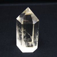 水晶 六角柱 水晶ポイント 原石 置物 一点物  142-6423