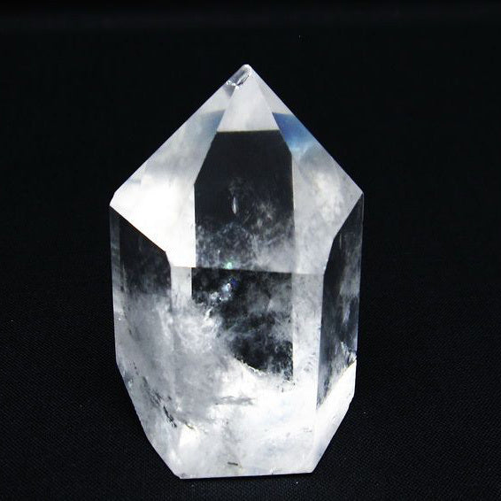 水晶 六角柱 水晶ポイント 原石 置物 一点物  142-6426