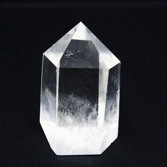 水晶 六角柱 水晶ポイント 原石 置物 一点物  142-6427