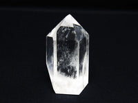 水晶 六角柱 水晶ポイント 原石 置物 一点物  142-6435