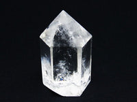 水晶 六角柱 水晶ポイント 原石 置物 一点物  142-6437