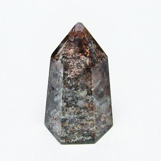 ガーデンファントム 六角柱 ガーデンクォーツ ポイント 庭園水晶 一点物 142-7486