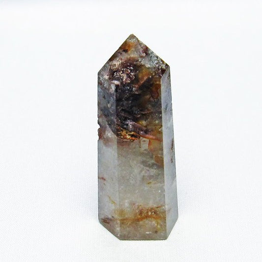 ガーデンファントム 六角柱 ガーデンクォーツ ポイント 庭園水晶 一点物 142-7490