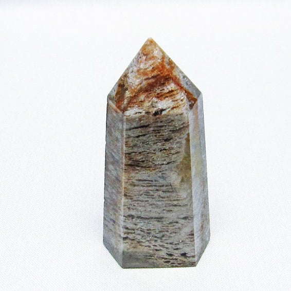 ガーデンファントム 六角柱 ガーデンクォーツ ポイント 庭園水晶 一点物 142-7494