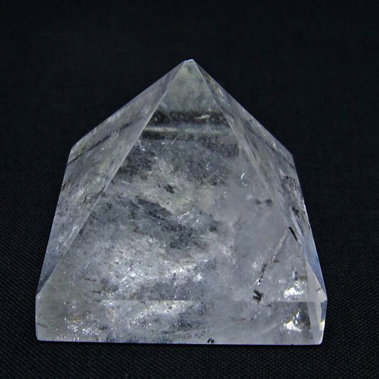 水晶 ピラミッド置物 虹入り 一点物 145-1026
