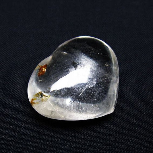 水晶 ハート置物 一点物 145-1427