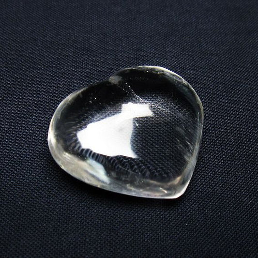 水晶 ハート置物 一点物 145-1428