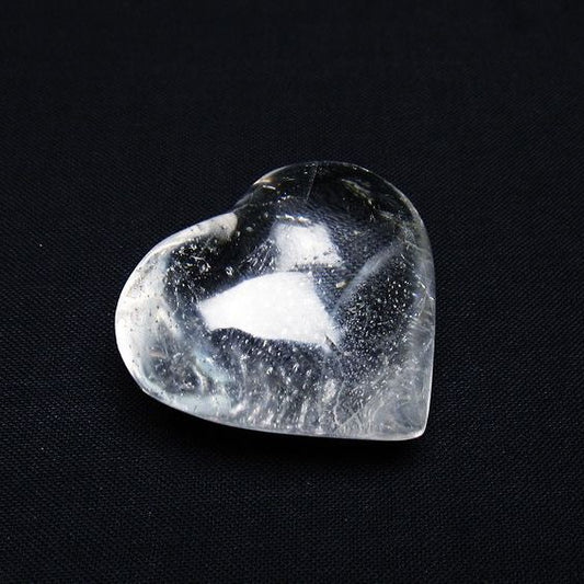 水晶 ハート置物 一点物 145-1431