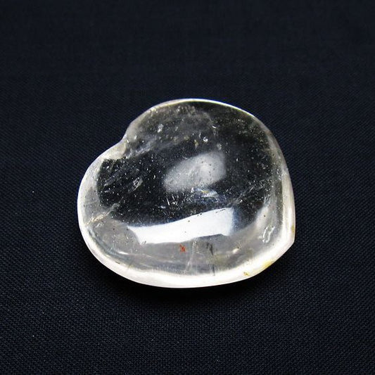 水晶 ハート置物 一点物 145-1432