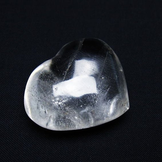 水晶 ハート置物 一点物 145-1436
