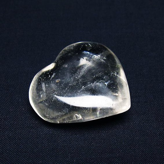 水晶 ハート置物 一点物 145-1437